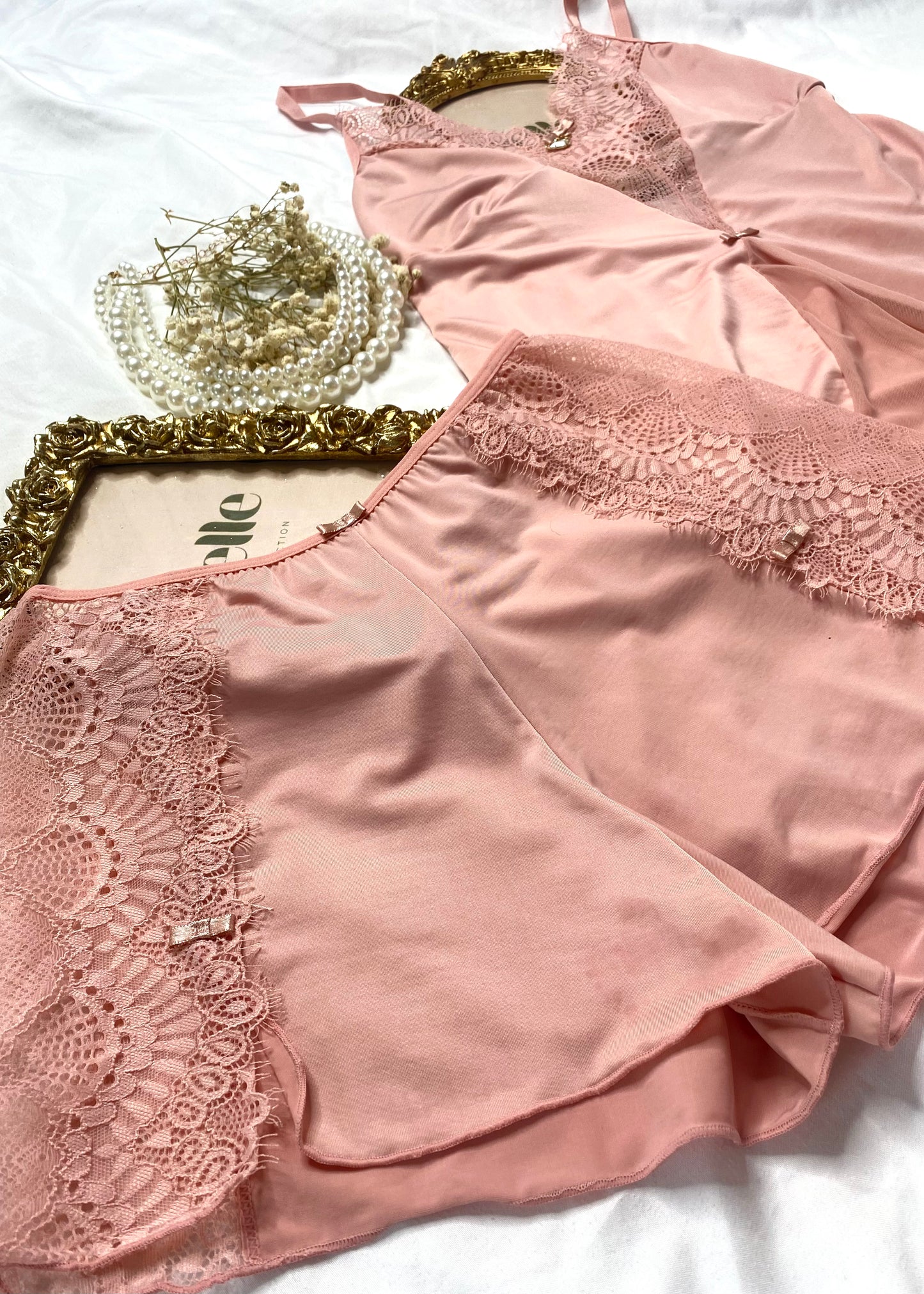 Ensemble short 2215 rose